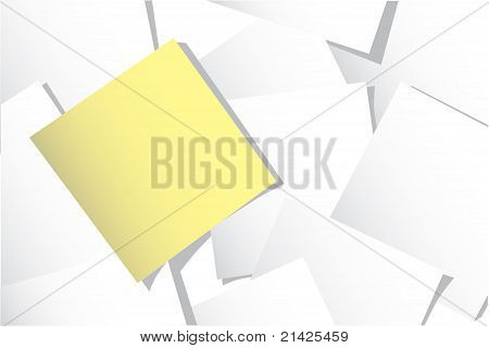 Mucchio di sticky notes