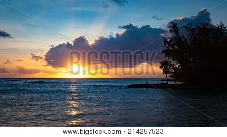 Sunset In Haleiwa
