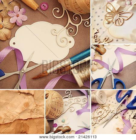 matériel de bricolage de scrapbooking
