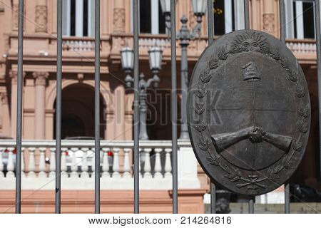Casa Rosada (Pink House), presidential Palace in Buenos Aires, Argentina