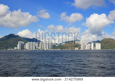 From East Lamma Channel View Of Hk