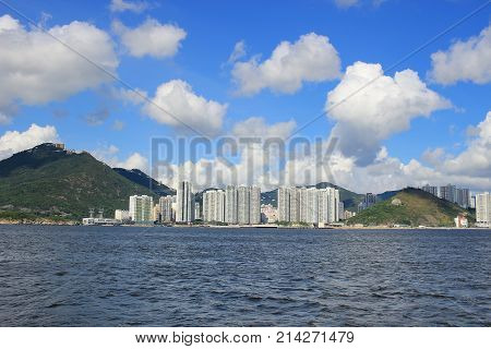 From East Lamma Channel View Of Hk