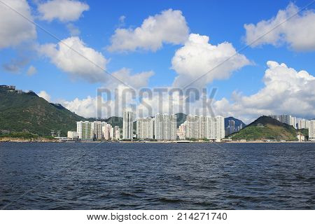 From East Lamma Channel View Of Hk