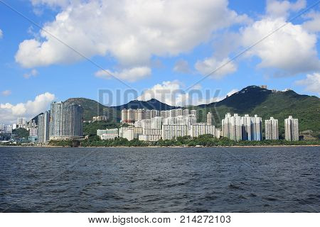 From East Lamma Channel View Of Hk