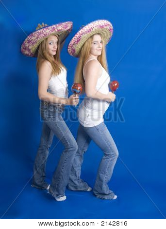 Models Having A Blast