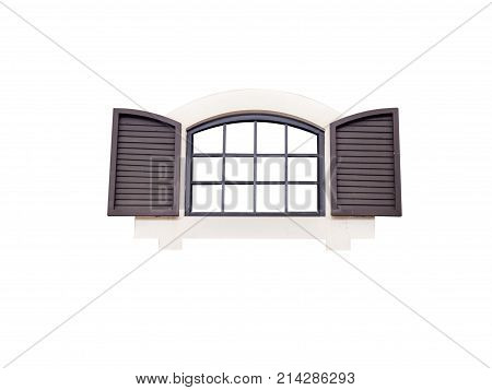 windowisolated on white background with clipping path.