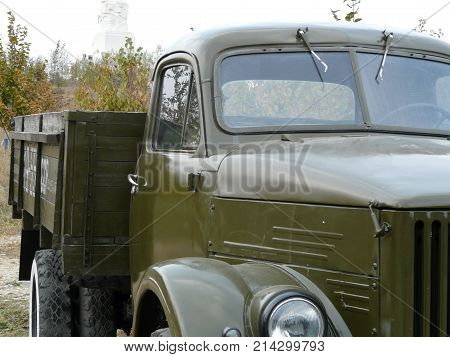 Military truck of the middle of the 20th century