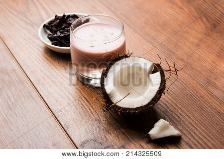 Solkadhi or sol kadhi, A famous drink from Goa or Maharashtra`s Konkan region