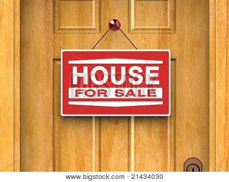 Casa para venda, imobiliária, casa, porta, propaganda