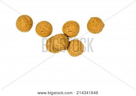 Little Bunch Of Scattered Pepernoten Cookies From Above