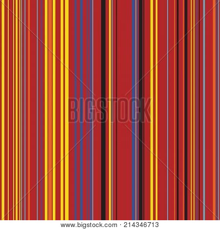 Retro Color Straight Vertical Variable Width Stripes, Color Lines Pattern, Vertically Seamless Pattern, Straight Parallel Vertical Lines, Fashion Geometric Color Random Lines