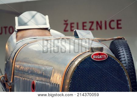 Prague, Czech Republic - November 10: Bugatti Type 51 Premier Racing Car From 1931 Stands In Nationa