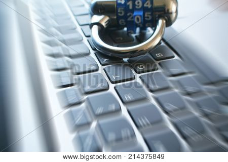 Cyber Security Zoom Burst High Quality Stock Photo