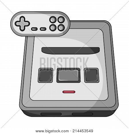 Game console single icon in cartoon style for design.Car maintenance station vector symbol stock  illustration.