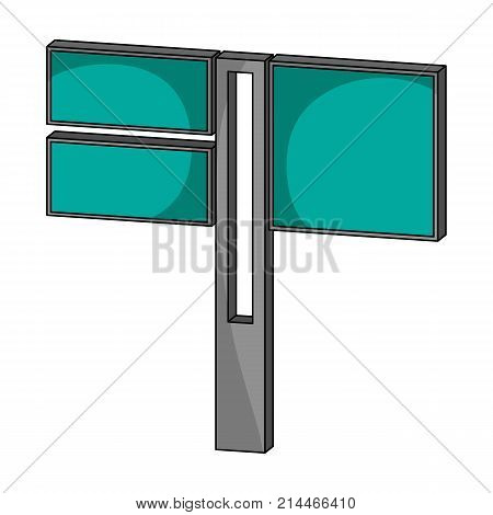 Sign single icon in cartoon style.Sign vector symbol stock illustration .