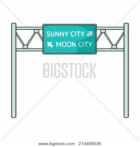 Sign single icon in cartoon style.Sign vector symbol stock illustration .