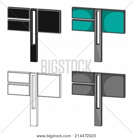 Sign single icon in cartoon style.Sign vector symbol stock illustration .