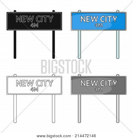 Sign single icon in cartoon style.Sign vector symbol stock illustration .