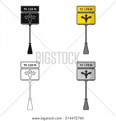 Sign single icon in cartoon style.Sign vector symbol stock illustration .