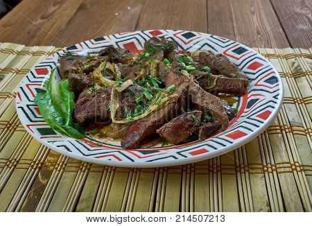 Armenian Dish From Beef Liver