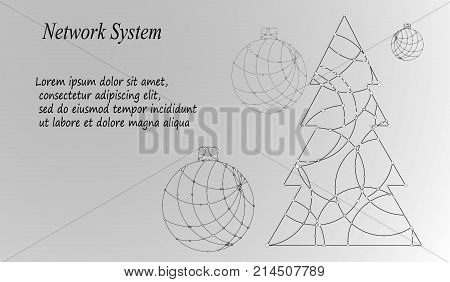 Abstract Background With Dots Array And Lines. Connection Structure. Geometric Modern Technology Con