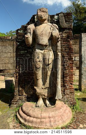 Sri Lanka Polonnaruwa ruin was the second capital of Sri Lanka after the destruction of Polonnaruwa