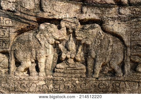 Sri Lanka Polonnaruwa ruin was the second capital of Sri Lanka after the destruction of Polonnaruwa