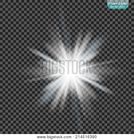 The Sun's Light Effect. Sun Rays