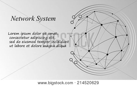 3D Geometric Vector Background For Business Or Science Presentation.