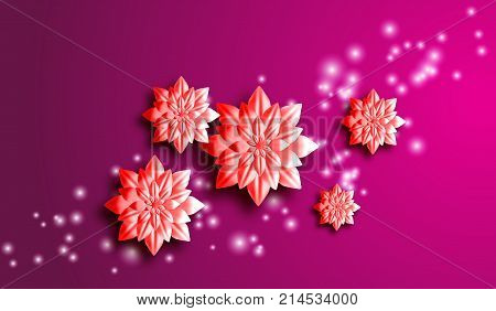 Eps 10. Spring Background For The Design Of Flowers. Vector Illustration