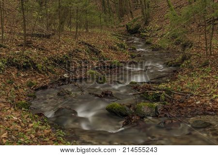Bansky creek near Spania Dolina village near Banska Bystrica city