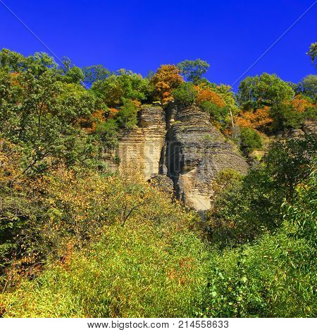 Shawnee National Forest Bluffs Landscape in Illinois
