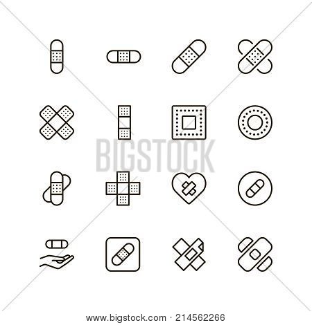 Plater icon set. Collection of high quality black outline logo for web site design and mobile apps. Vector illustration on a white background.