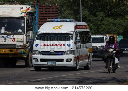 Ambulance Van Of Siam Tranfer Service.
