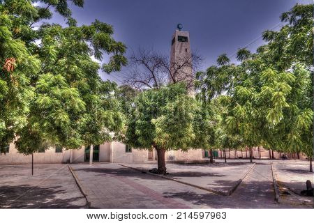 Exterior view to Grand mosque of Dosso 