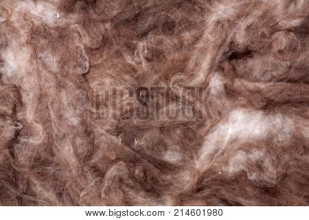 The texture of mineral wool for insulating the walls Insulation for the roof and walls of the house mineral wool