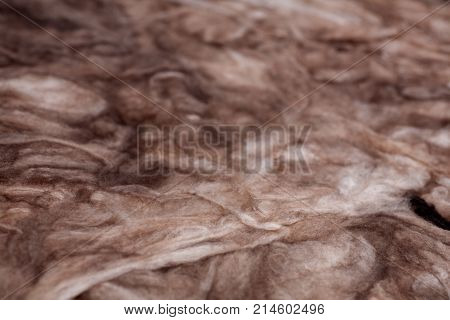 The texture of mineral wool for insulating the walls Insulation for the roof and walls of the house mineral wool