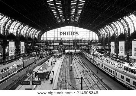 HAMBURG GERMANY - JUNE 12 2015: German regional express 