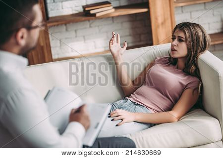Girl With Psychologist