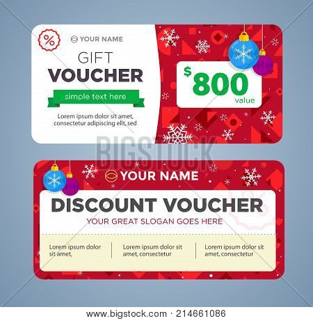 discount voucher vector photo free trial bigstock gift certificate for business
