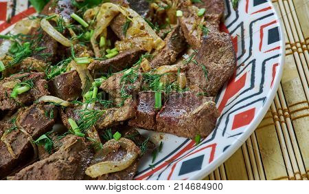 Armenian Dish From Beef Liver