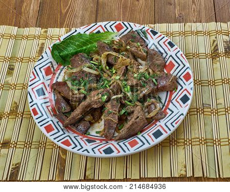 Armenian Dish From Beef Liver