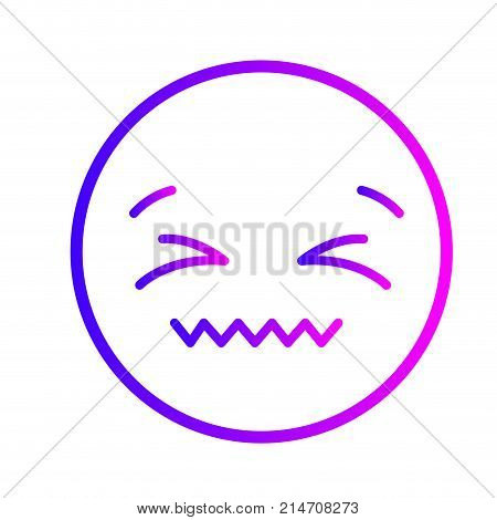 Cartoon face emoticon caricature and character theme Isolated design Vector illustration