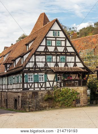 Village in front of the Monastery Maulbronn okt.19.2017