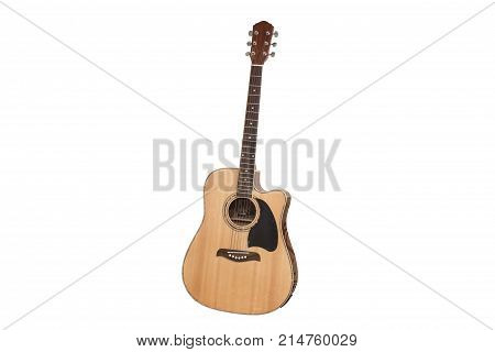 Six-string guitar for concert activity and for yard performance.