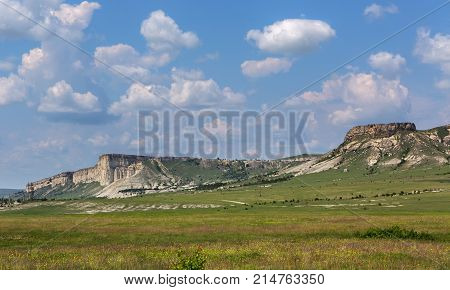White rock, or Ak-Kaya - a rock in the Crimea, is located near the village of White Rock of Belogorsky district