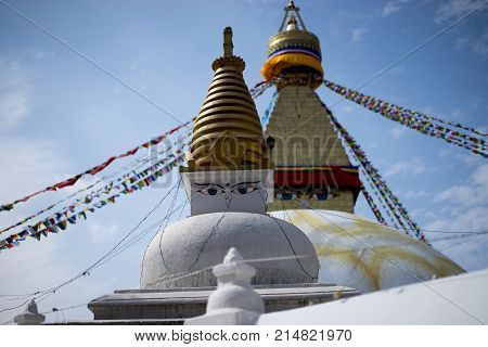 Bodhnath is the largest stupa in Nepal and the de facto religious centre of Nepal's large Tibetan community. The association is because the site marked the Tibetan trade route entrance to Kathmandu.