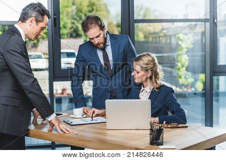 Lawyers Discussing Work