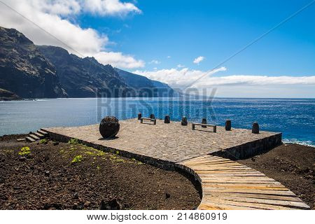 Coast near old lighthouse in Punta Teno Tenerife Canary islands Spain