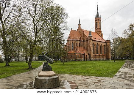 Lithuania Druskinenkai - 04/04/2016: Church of Saint Mary's Scapular